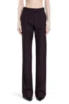 Alexander Mcqueen Tailored Pinstriped Wool Pants In Black
