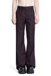 Alexander Mcqueen Man Multicolor Trousers In Black