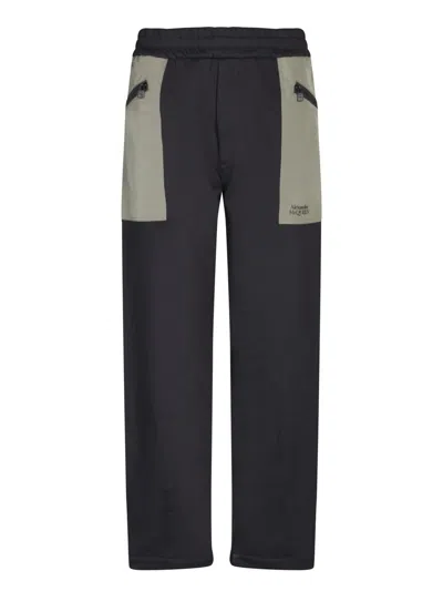Alexander Mcqueen Logo-print Straight-leg Track Pants In Black