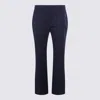 Alexander Mcqueen Trousers Back Side Pockets In Blue