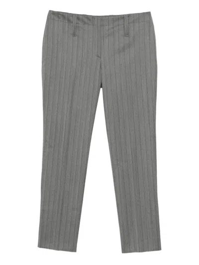 Alexander Mcqueen Trousers In Gray