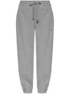 Alexander Mcqueen Alexander Mc Queen Logo Cotton Sweatpants In Grey