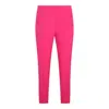 Alexander Mcqueen Fuchsia Crepe Pant In Orchid Pink