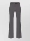 Alexander Mcqueen Trousers Straight Leg Pinstripe Pattern In Gray