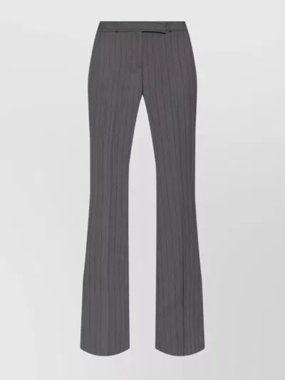 ALEXANDER MCQUEEN TROUSERS STRAIGHT LEG PINSTRIPE PATTERN