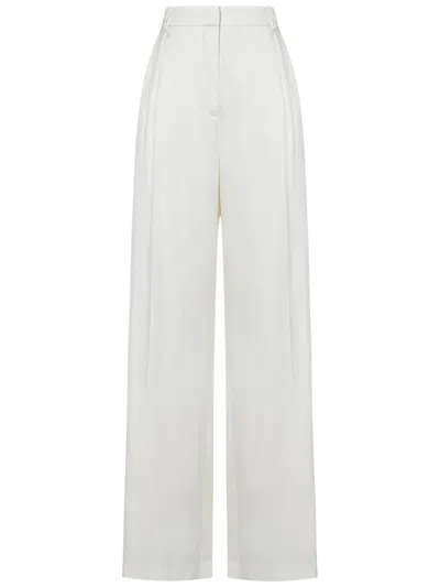 Alexander Mcqueen Trousers In White