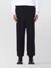 Alexander Mcqueen Black Jeans With Logo Patch On The Rear And Worn Out Effect In Denim Man