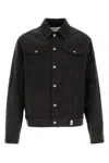 Alexander Mcqueen Denim Jacket With Long Sleeves And Collared Neck