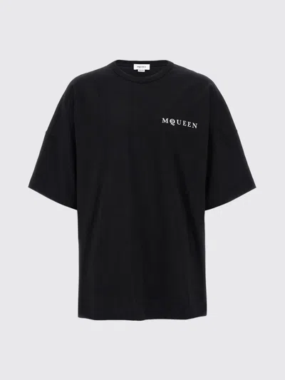 Alexander Mcqueen Exploded Logo Over Fit T Shirt In Animal Print