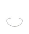 Alexander Mcqueen Tubular Collar In White