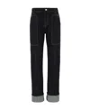 Alexander Mcqueen Dark Blue Denim Jeans In Blue