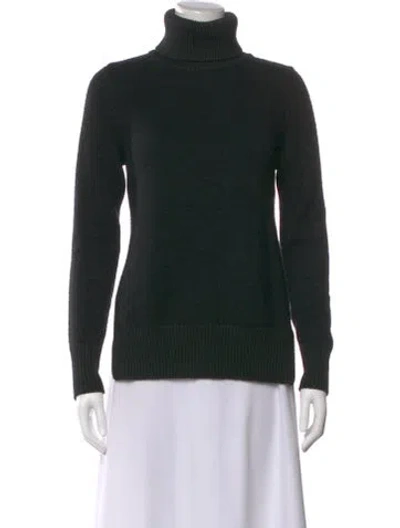 Pre-owned Alexander Mcqueen Turtleneck Sweater In Black