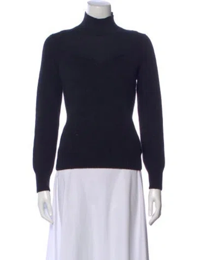 Pre-owned Alexander Mcqueen Turtleneck Sweater In Blue