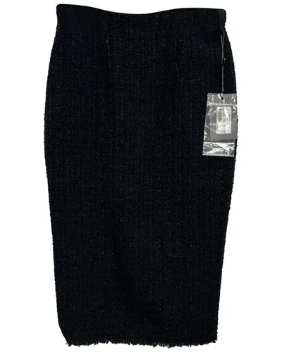 Pre-owned Alexander Mcqueen Tweed Midi Skirt