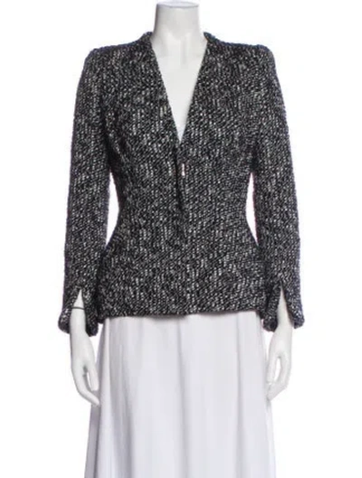 Pre-owned Alexander Mcqueen Tweed Pattern Blazer In Multi