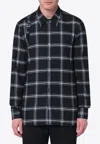 Alexander Mcqueen Twin Needle Harness Shirt Men In Black