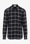 Alexander Mcqueen Twin Needle Harness Shirt Men In Black