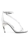 Alexander Mcqueen Alexander Mc Queen Woman Silver Sandal 780692 In Silver