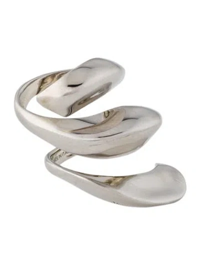 Pre-owned Alexander Mcqueen Twisted Cocktail Ring In Multi