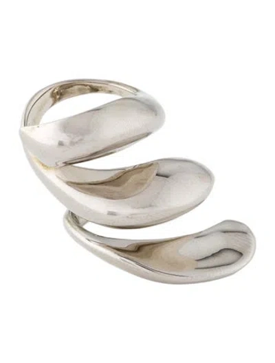 Pre-owned Alexander Mcqueen Twisted Ring In Multi