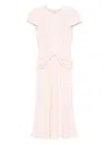 Alexander Mcqueen Twist-detail Midi Dress