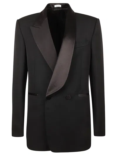Alexander Mcqueen Two-button Blazer In Black