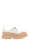 Alexander Mcqueen Women Two-tone Canvas Tread Slick Sneakers