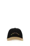 Alexander Mcqueen Two-tone Embroidered Logo Baseball Hat In Black