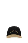 Alexander Mcqueen Two-tone Embroidered Logo Baseball Hat In Black
