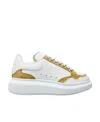Alexander Mcqueen Two-tone Lace-up Sneakers In White