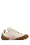 Alexander Mcqueen Two Tone Leather Flexion Sneakers In Multi