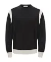 Alexander Mcqueen Two-tone Panelled Sweatshirt In Black