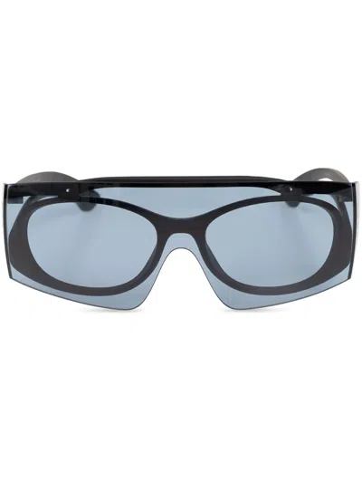 Alexander Mcqueen Eyewear Smoke Mask Two In Multi