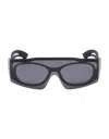Alexander Mcqueen Two-tone Sunglasses In Grey