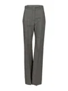 Alexander Mcqueen Uniform-style Trousers In Gray