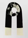 Alexander Mcqueen Unique Print Silk Blend Scarf