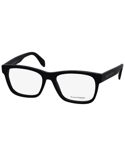 Alexander Mcqueen Unisex 0307o 55mm Optical Frames In Black