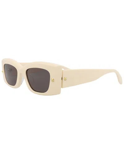 Alexander Mcqueen Unisex 51mm Sunglasses In Neutral