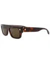 Alexander Mcqueen Unisex 52mm Sunglasses In Brown