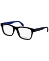 Alexander Mcqueen Unisex Am0307o 55mm Optical Frames In Black