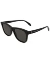 Alexander Mcqueen Unisex Am0158s 54mm Sunglasses In Black