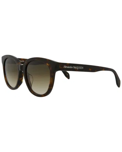 Alexander Mcqueen Unisex Am0304sk 54mm Sunglasses In Brown