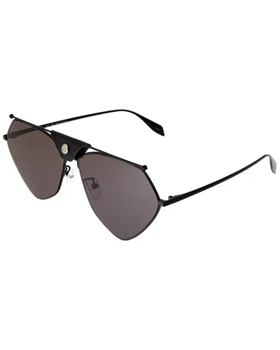 Alexander Mcqueen Unisex Am0317s 62mm Sunglasses In Black