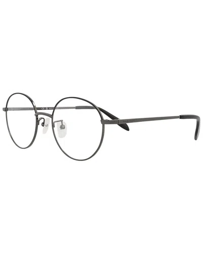 Alexander Mcqueen Unisex Am0369o 51mm Optical Frames In Silver