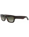 Alexander Mcqueen Unisex Am0419s 56mm Sunglasses In Black