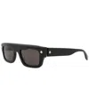 Alexander Mcqueen Square-frame Recycled Acetate Sunglasses In Black