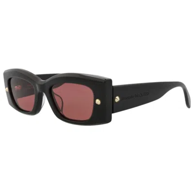 Alexander Mcqueen Unisex Sunglasses In Black