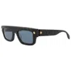 Alexander Mcqueen Spike Stud-detailing Rectangle-frame Sunglasses In Animal Print