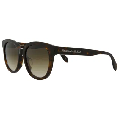 Alexander Mcqueen Unisex Sunglasses In Brown
