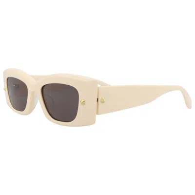 Alexander Mcqueen Unisex Sunglasses In Brown